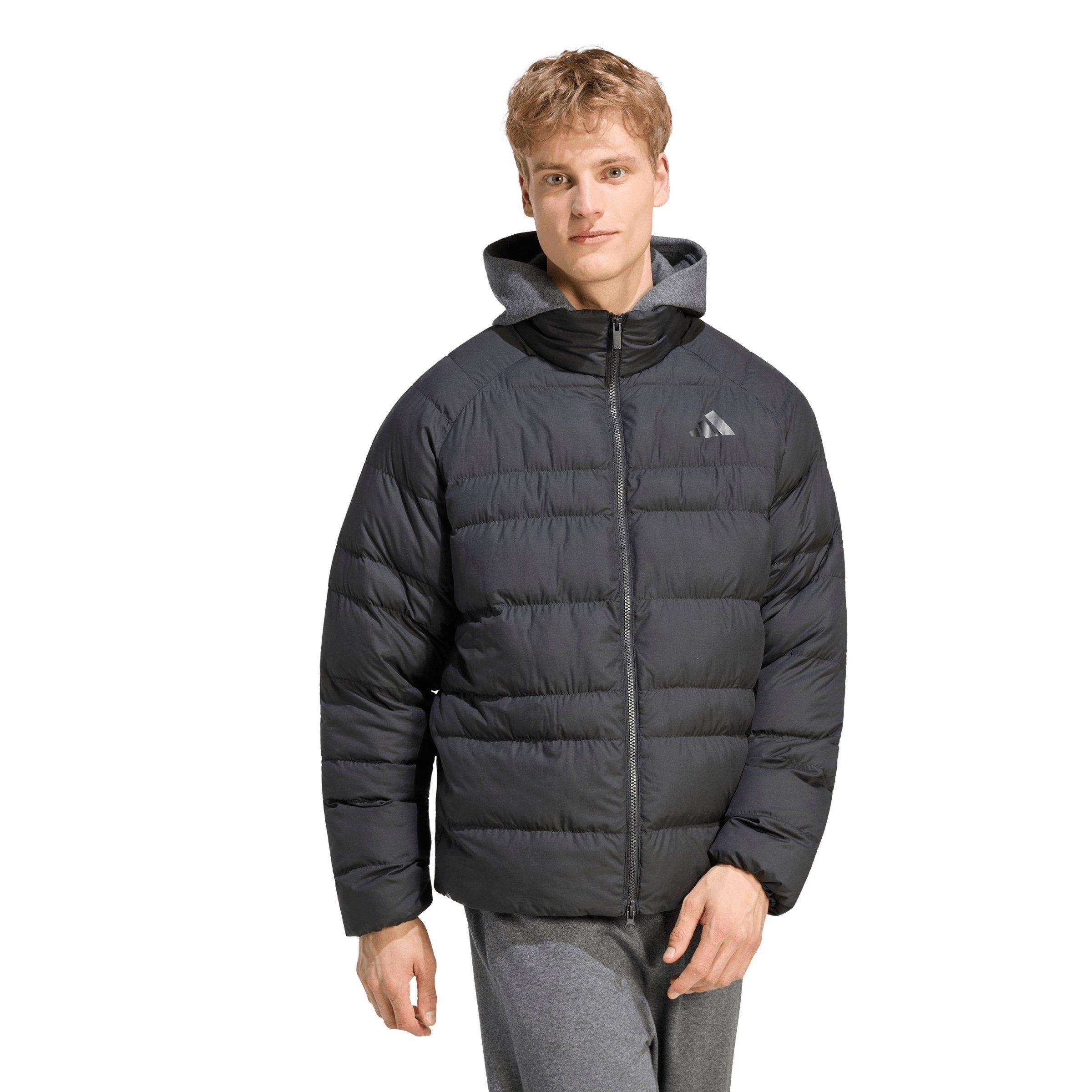 adidas Men's Essentials Packable Insulated Jacket - Black - BLACK
